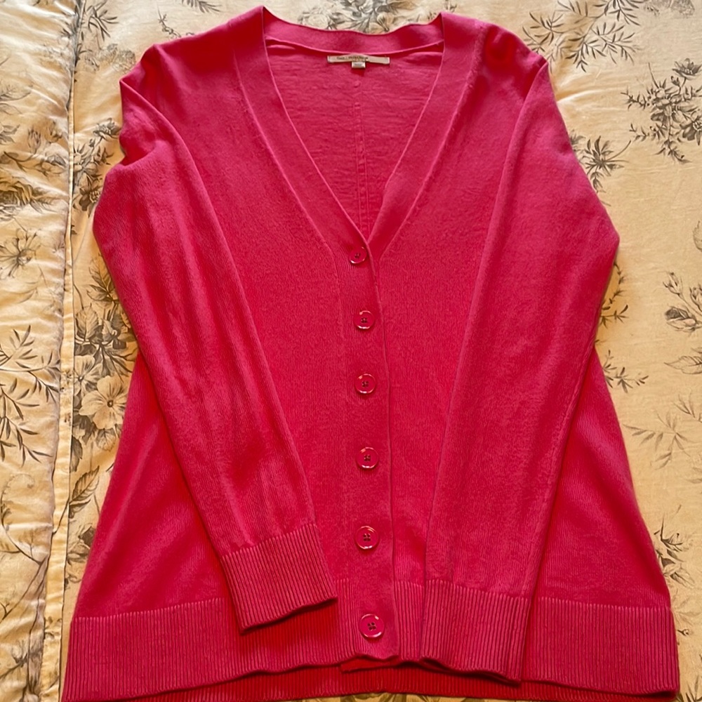 Gap pink XS button down cardigan sweater. Like new condition